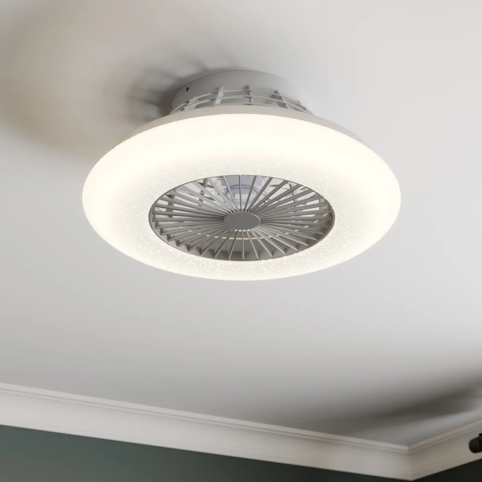 Starluna Taloni LED lubų ventiliatoriaus apšvietimas