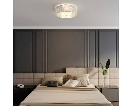 Lucande Alobani LED lubinis šviestuvas su kristalais