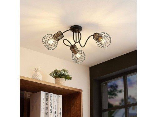 Lindby Cornel lubinis šviestuvas, narveliai, trys šviestuvai