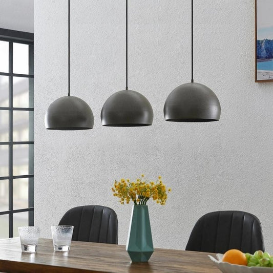 Lindby Tarjei pakabinamas šviestuvas, 120 cm, tamsiai pilka