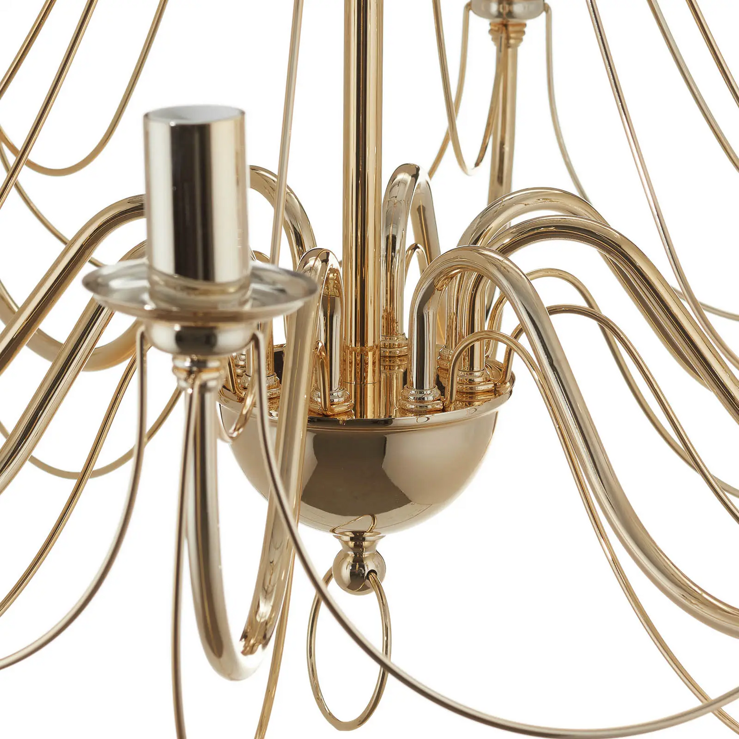 Lis Poland Kabantis sietynas Retro, 8 pl. auksinė, 75 cm pakaba