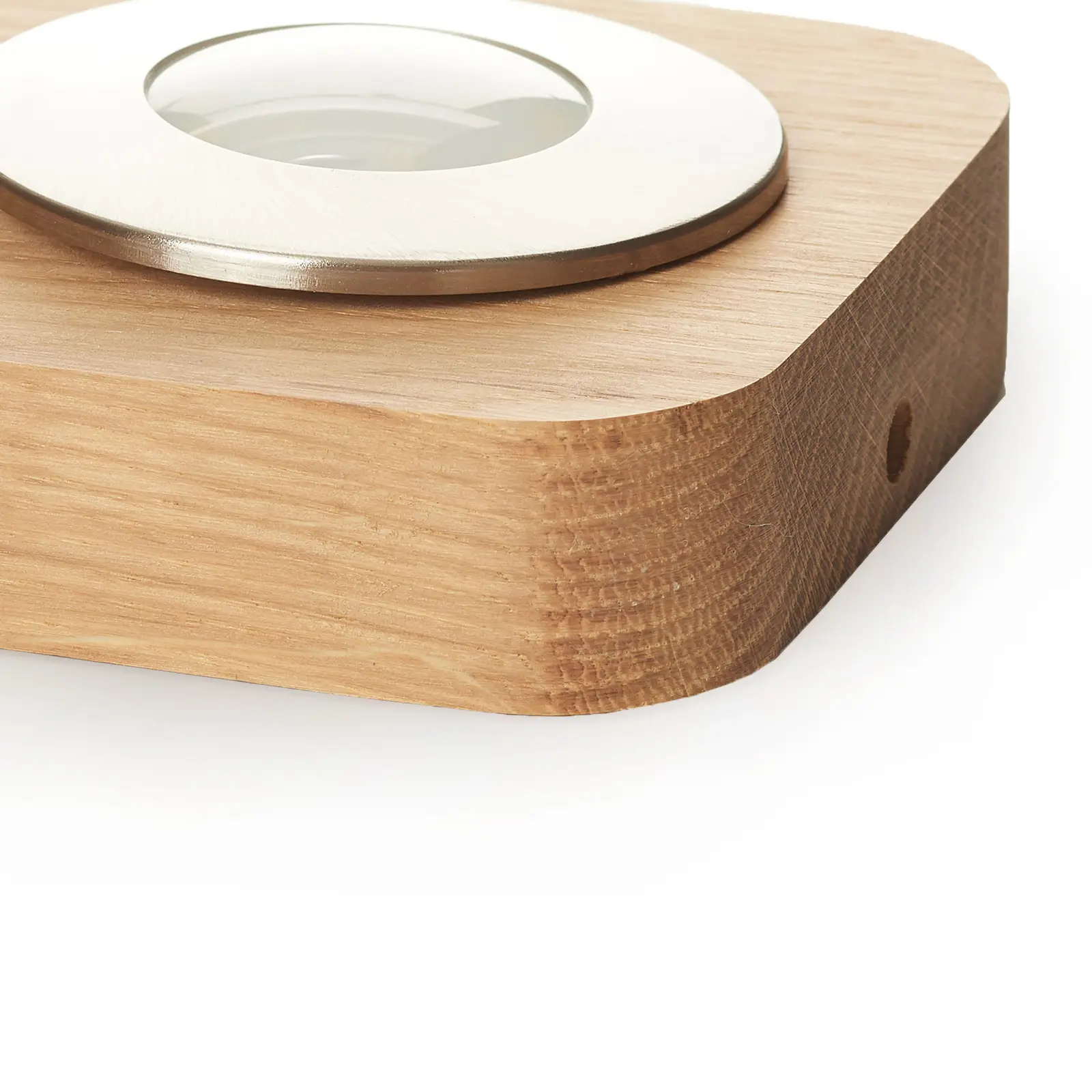 Natūralaus medžio dizaino Sunniva LED lubų šviestuvas