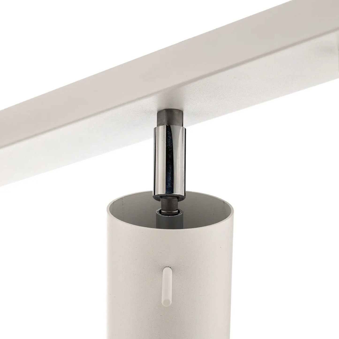 Lubinis šviestuvas Apvalus, baltas, 6 pl. linijinis