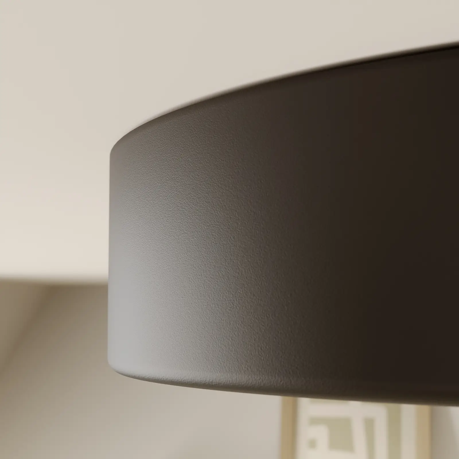 Cleo lubinis šviestuvas, Ø 40 cm, juodas