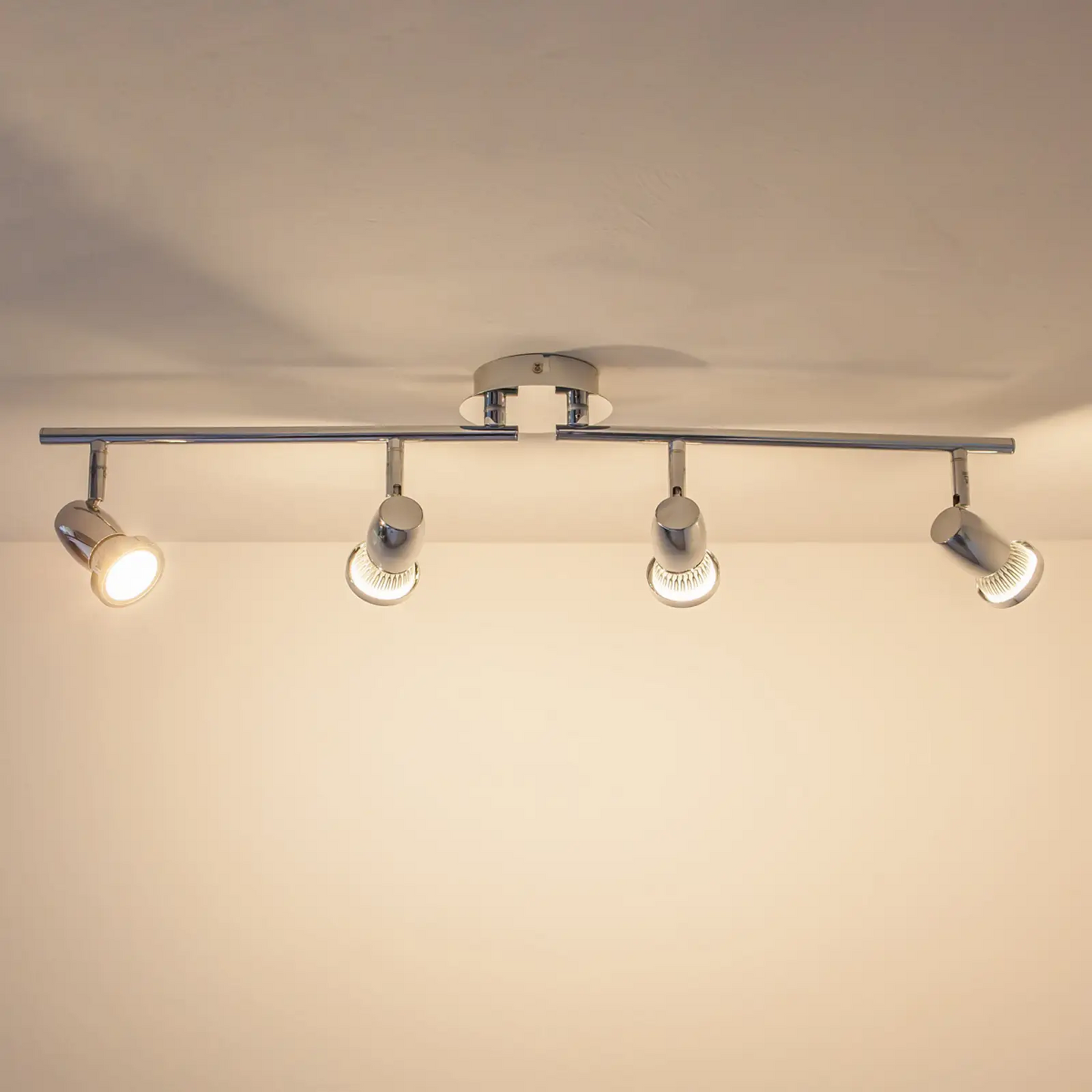 Keturių lempučių GU10 LED lubinis šviestuvas Arminius