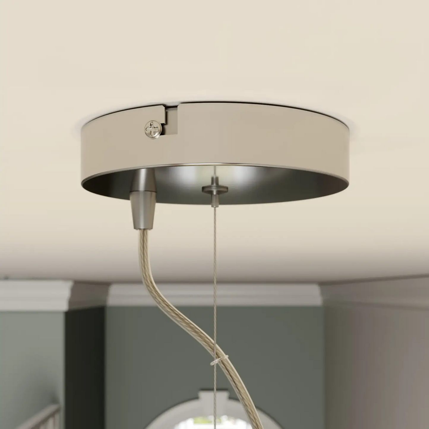 Tekstilinis pakabinamas šviestuvas Pikka su E27 LED lemputėmis