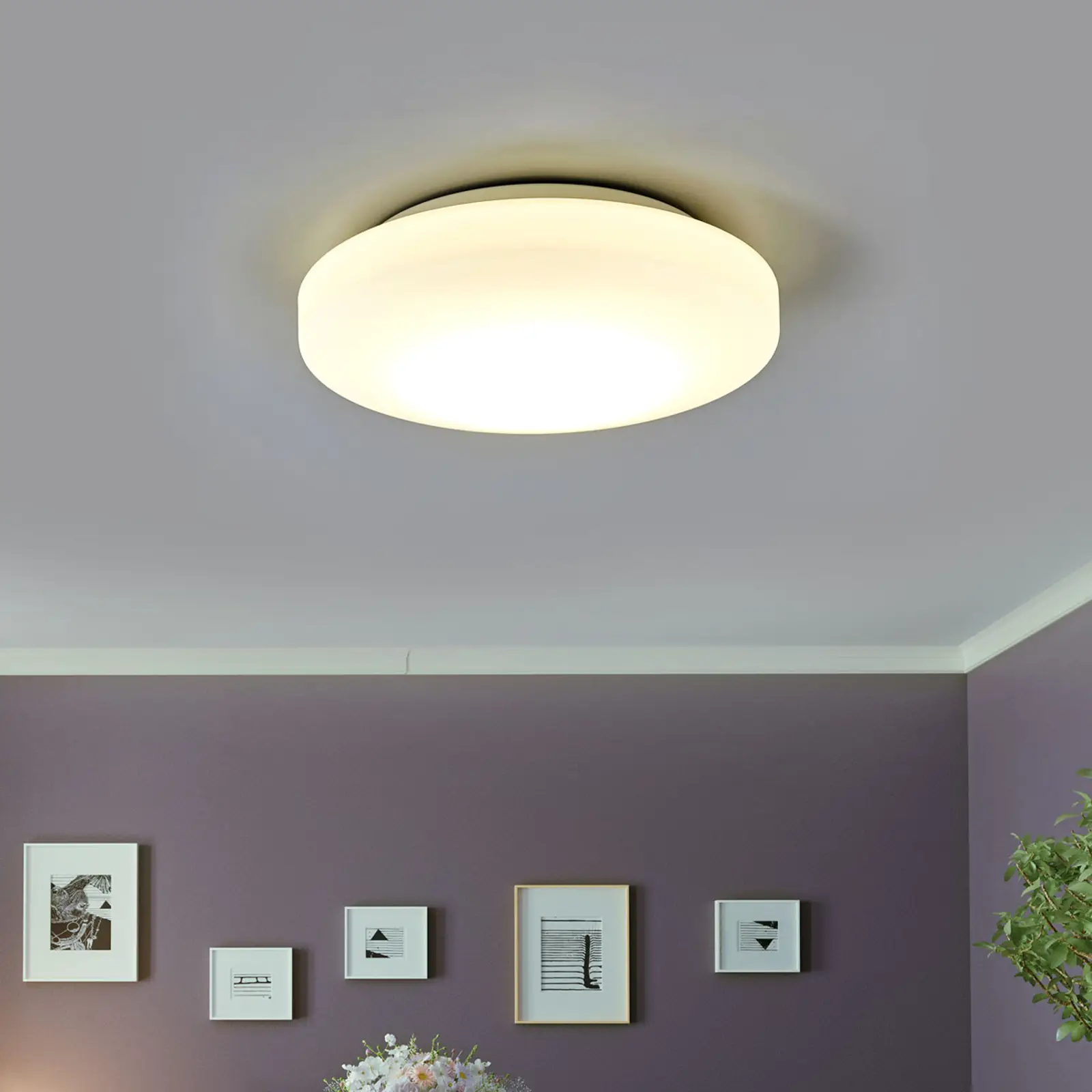 LED sieninis ir lubinis šviestuvas MOON 969/28