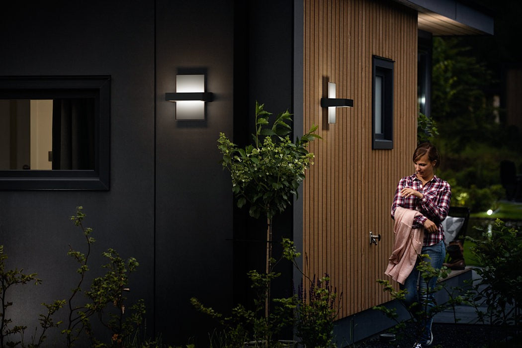 PHILIPS MYGARDEN AFTERGLOW LED sieninis šviestuvas 2 x 4,5W