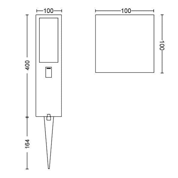 Philips Hue Impress Expansion 24V juoda