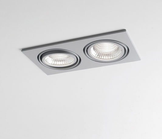 LED įleidžiamas Now 2 Square Dvigubas baltas 3000K 2 liepsnos 25°