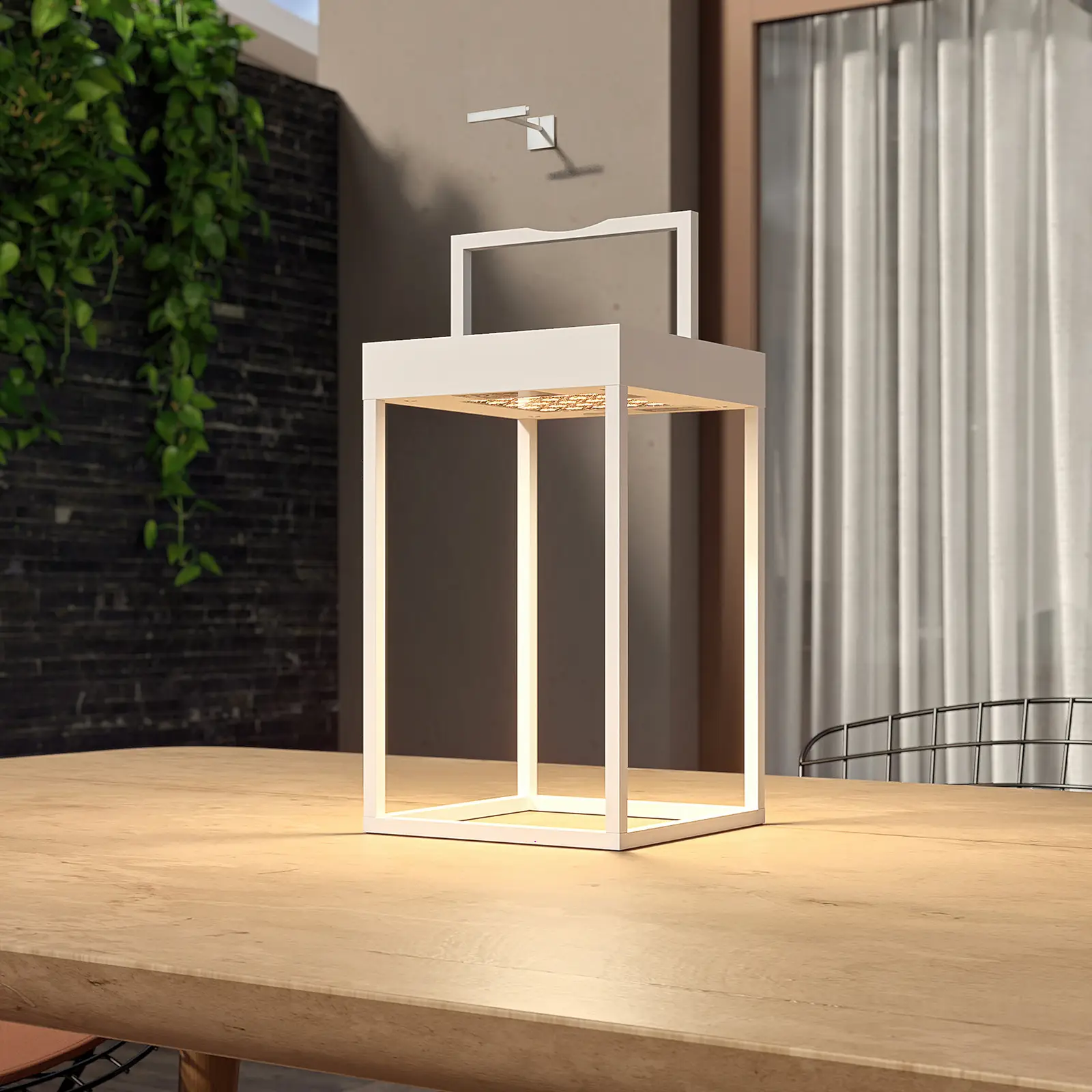 Lucande Lynzy LED saulės lemputė balta 15"