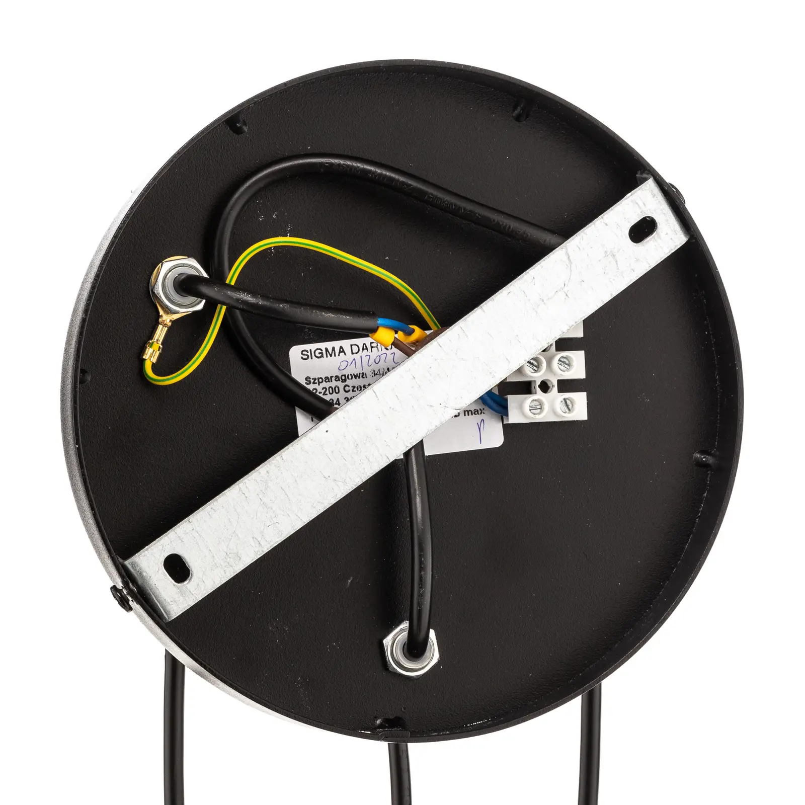 Sopel pakabinamas šviestuvas, 3 lempučių, juodas