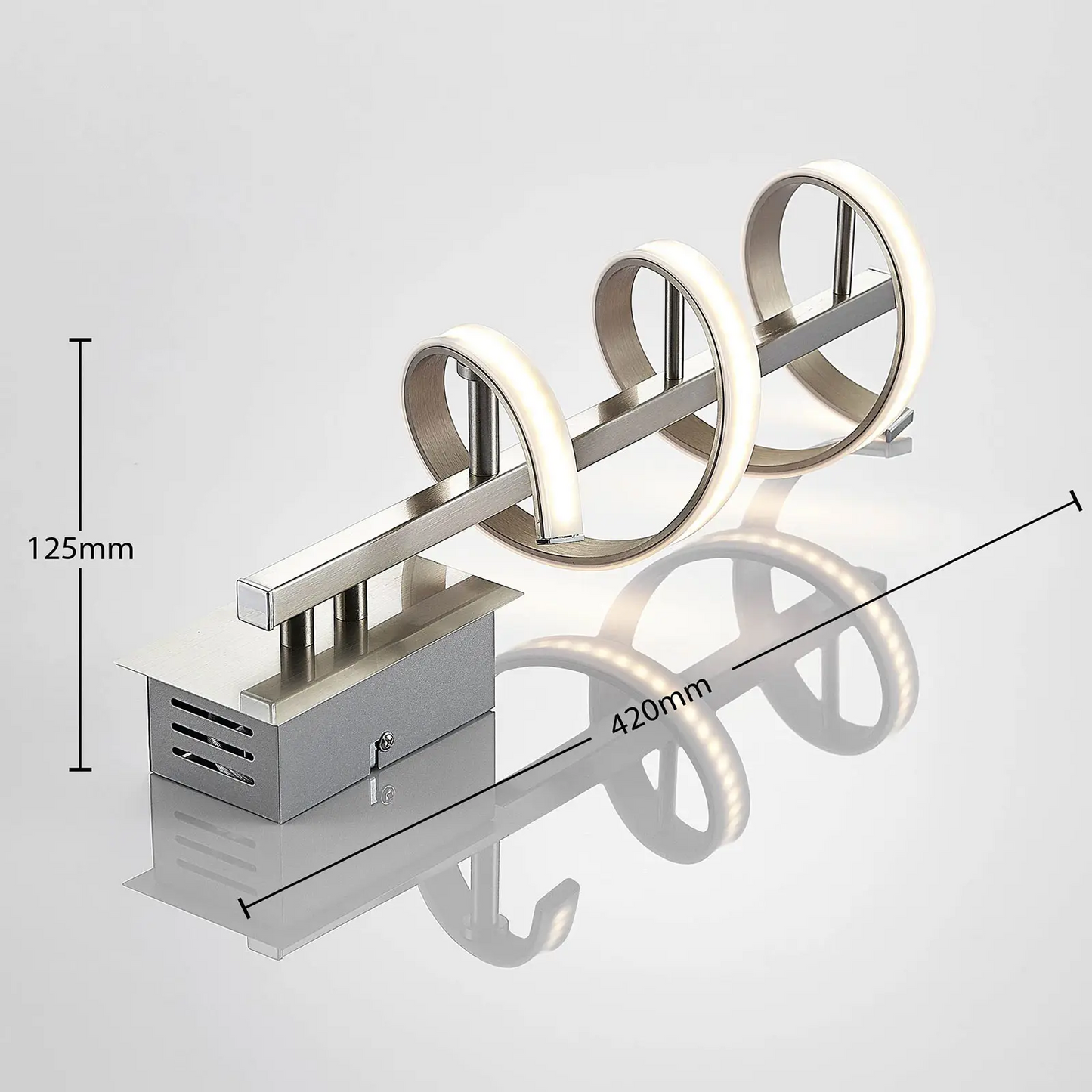Susuktas LED sieninis šviestuvas Pierre