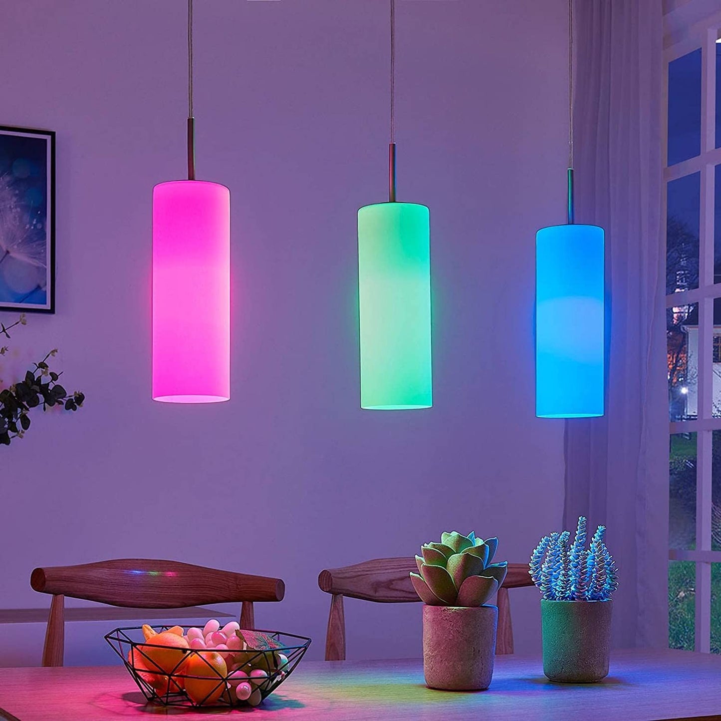 Lindby Smart LED pakabinamas šviestuvas Felice, App, RGB