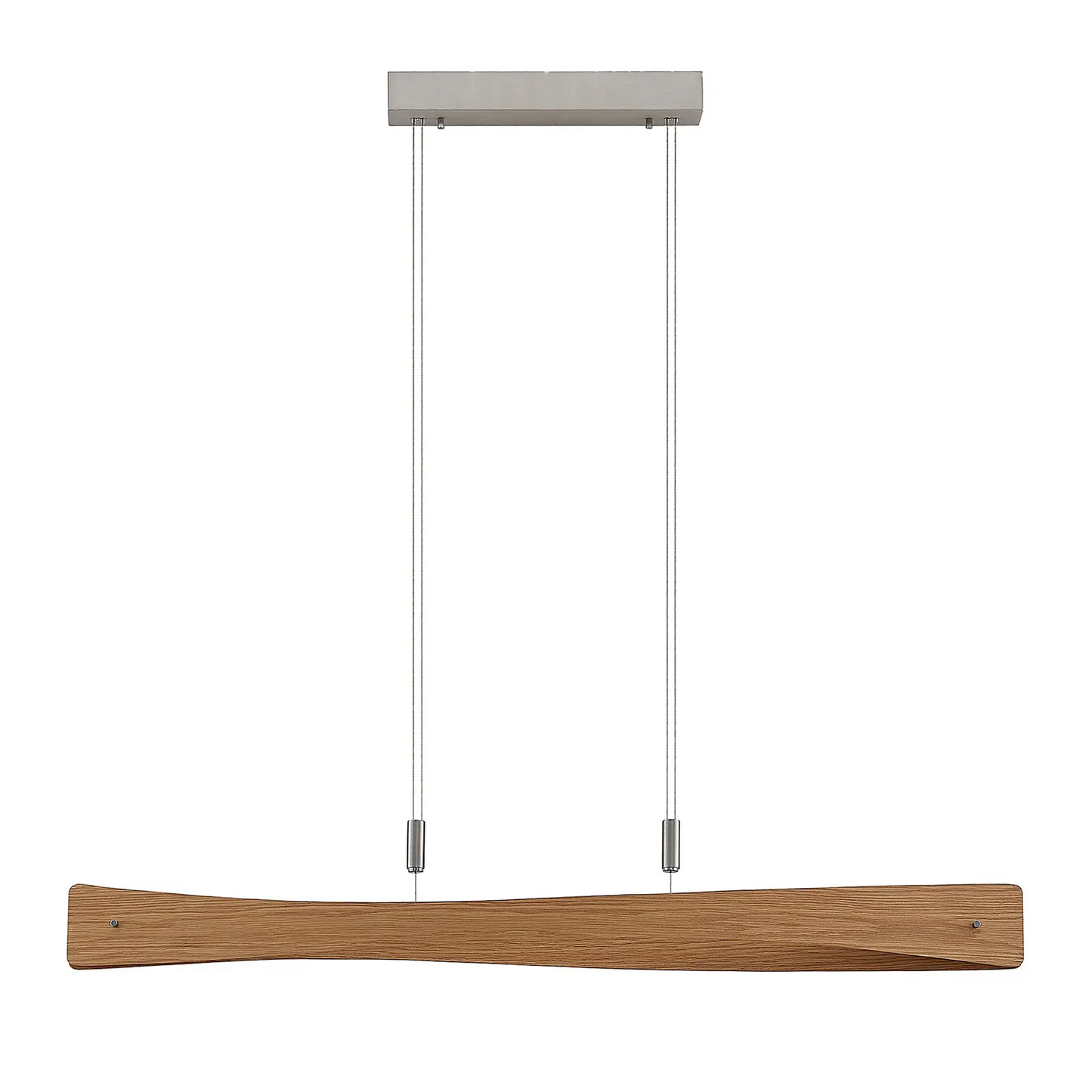 Lindby Beazina LED pakabinamas šviestuvas, ąžuolo mediena