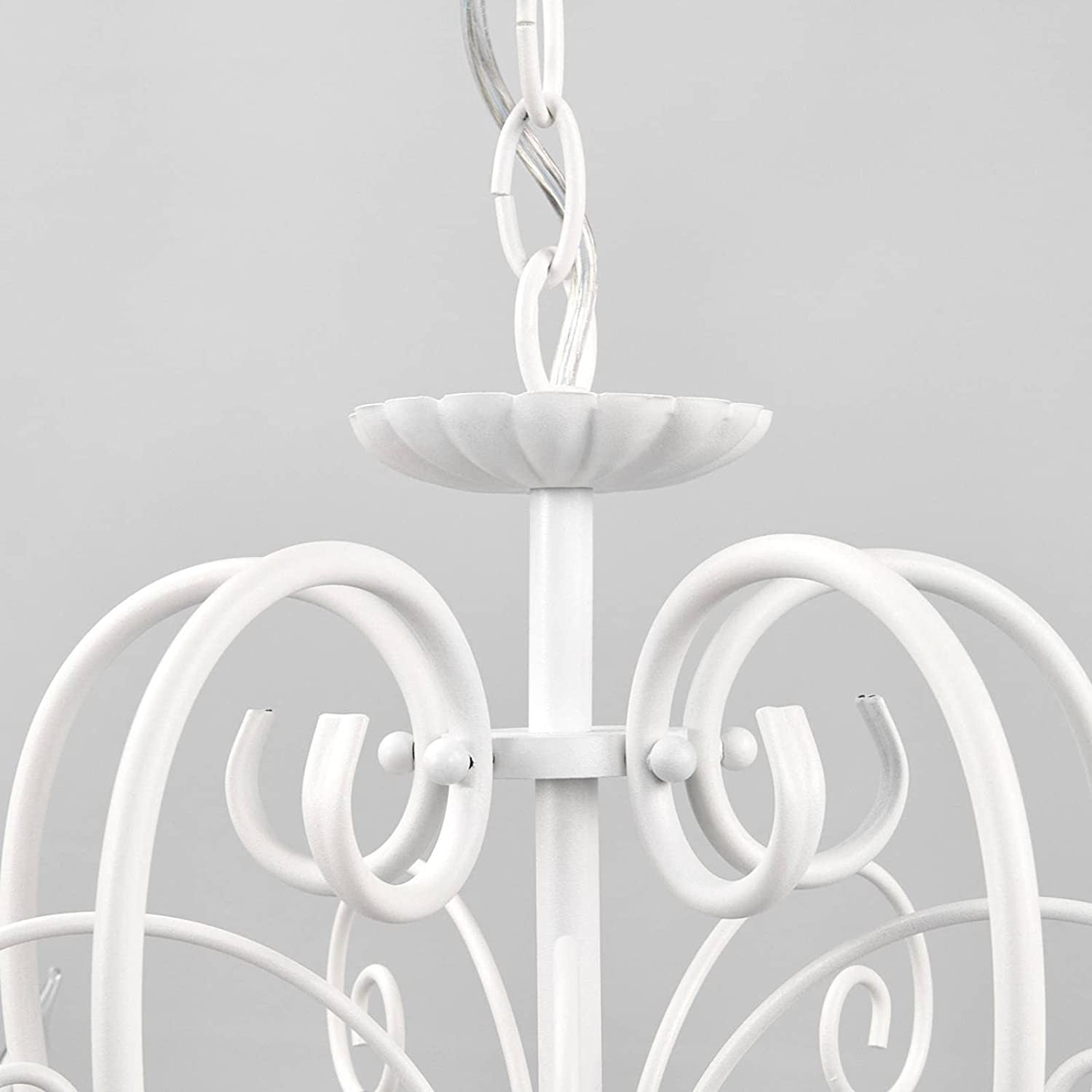 Šviestuvas Sophina baltas vintažinis 5 lemputės