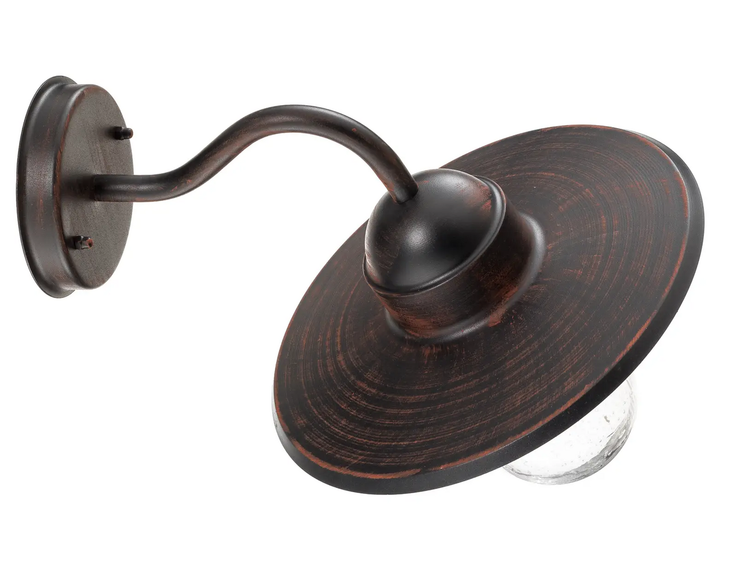 Rūdžių rudos spalvos lauko sieninis šviestuvas Filip