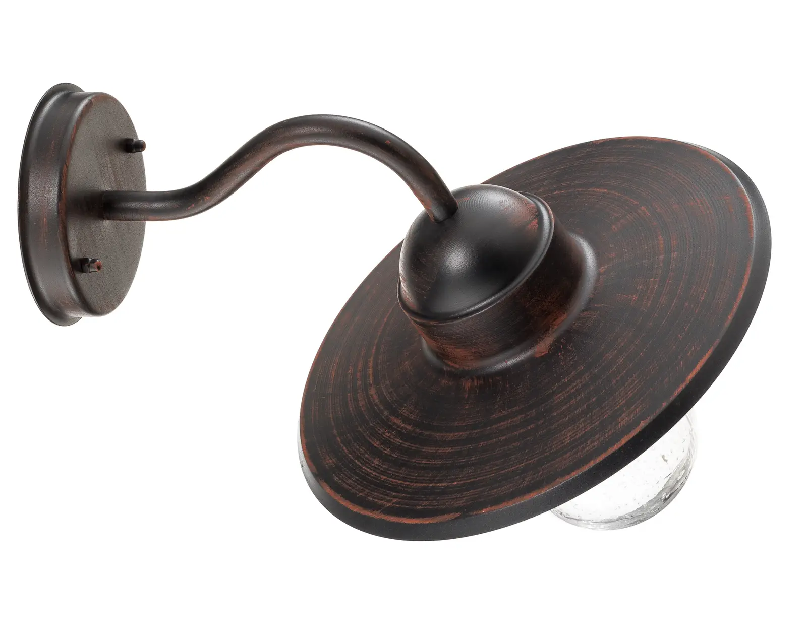 Rūdžių rudos spalvos lauko sieninis šviestuvas Filip