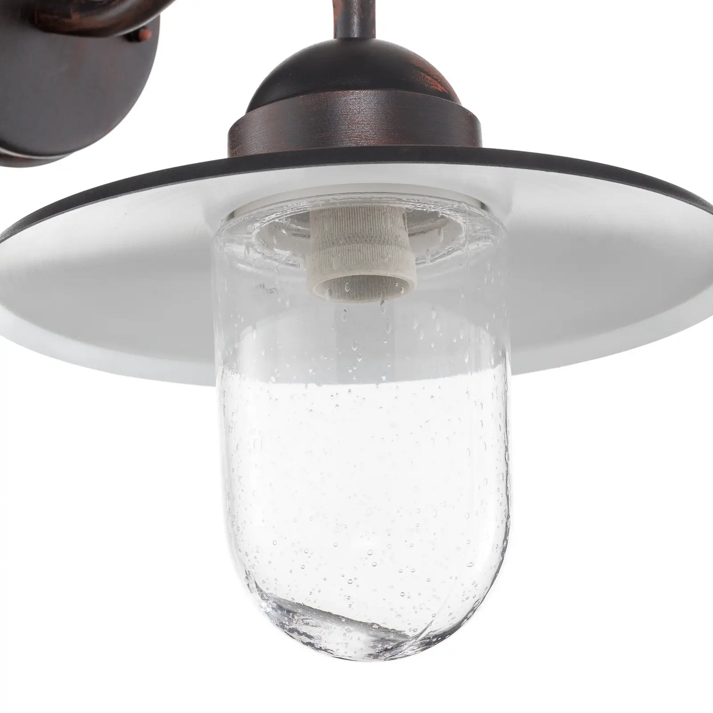 Rūdžių rudos spalvos lauko sieninis šviestuvas Filip