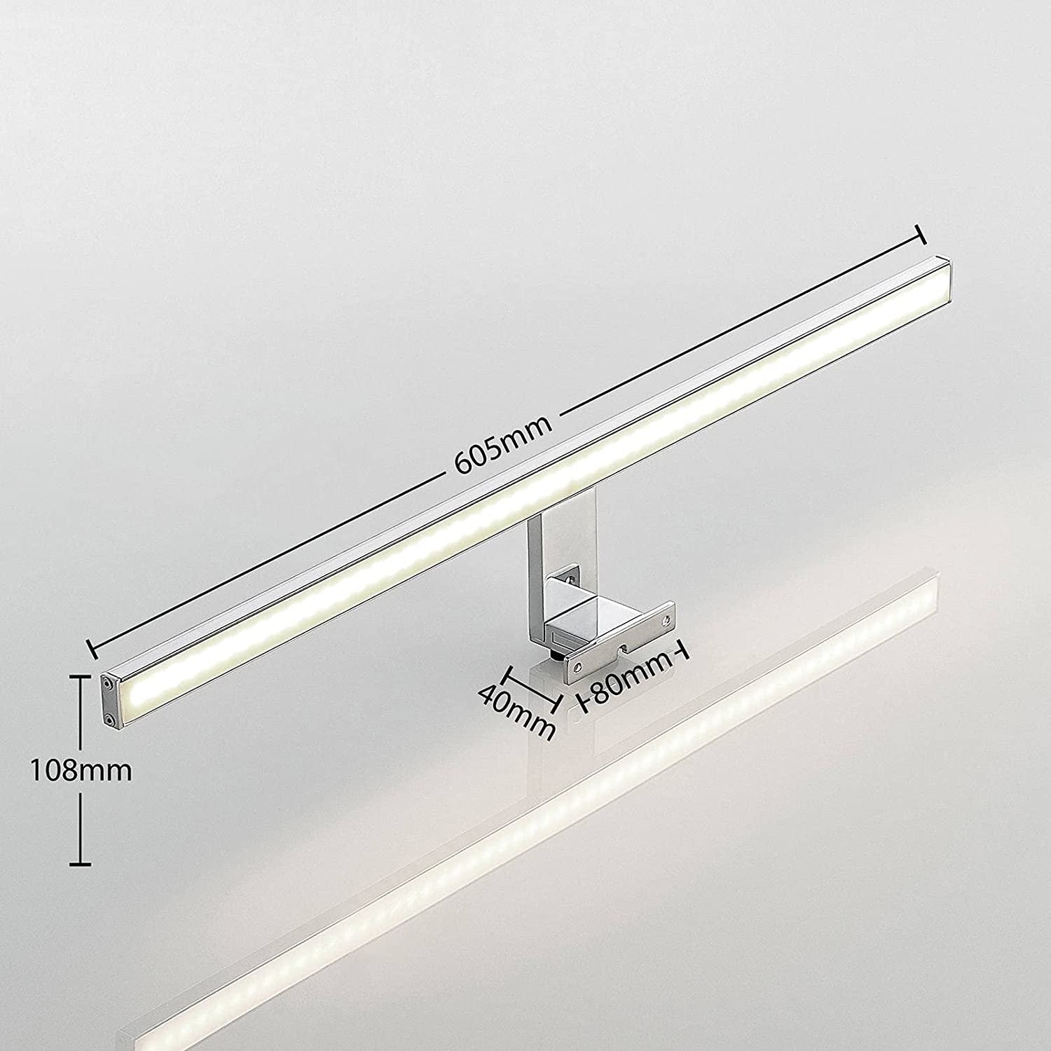 Lindby Daitani LED vonios veidrodinis šviestuvas 60,5 cm
