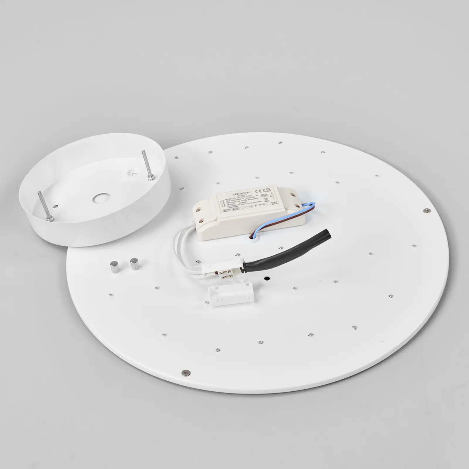 Saira LED audinio lubinis šviestuvas, 40 cm, juodas