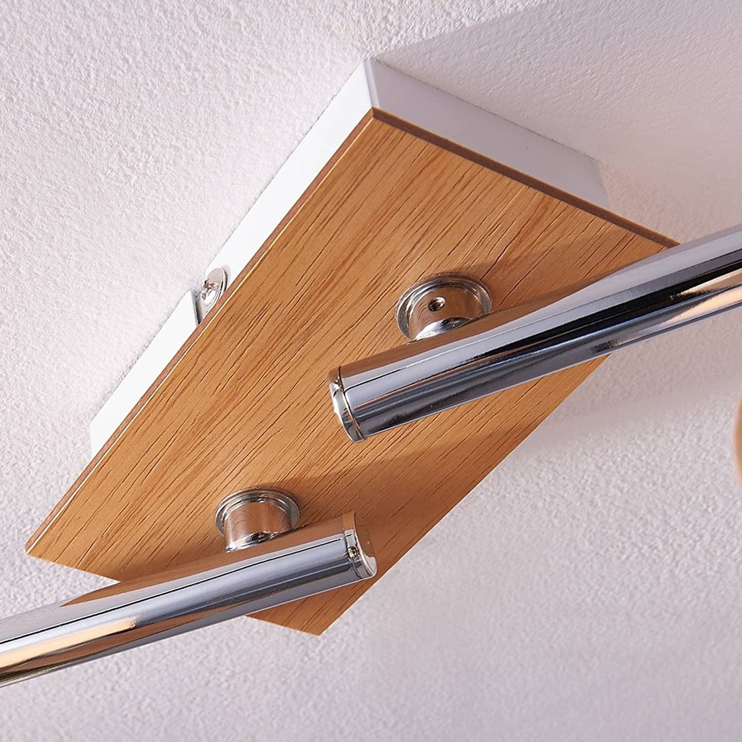 Keturių lempučių Vivica medinis lubų prožektorius