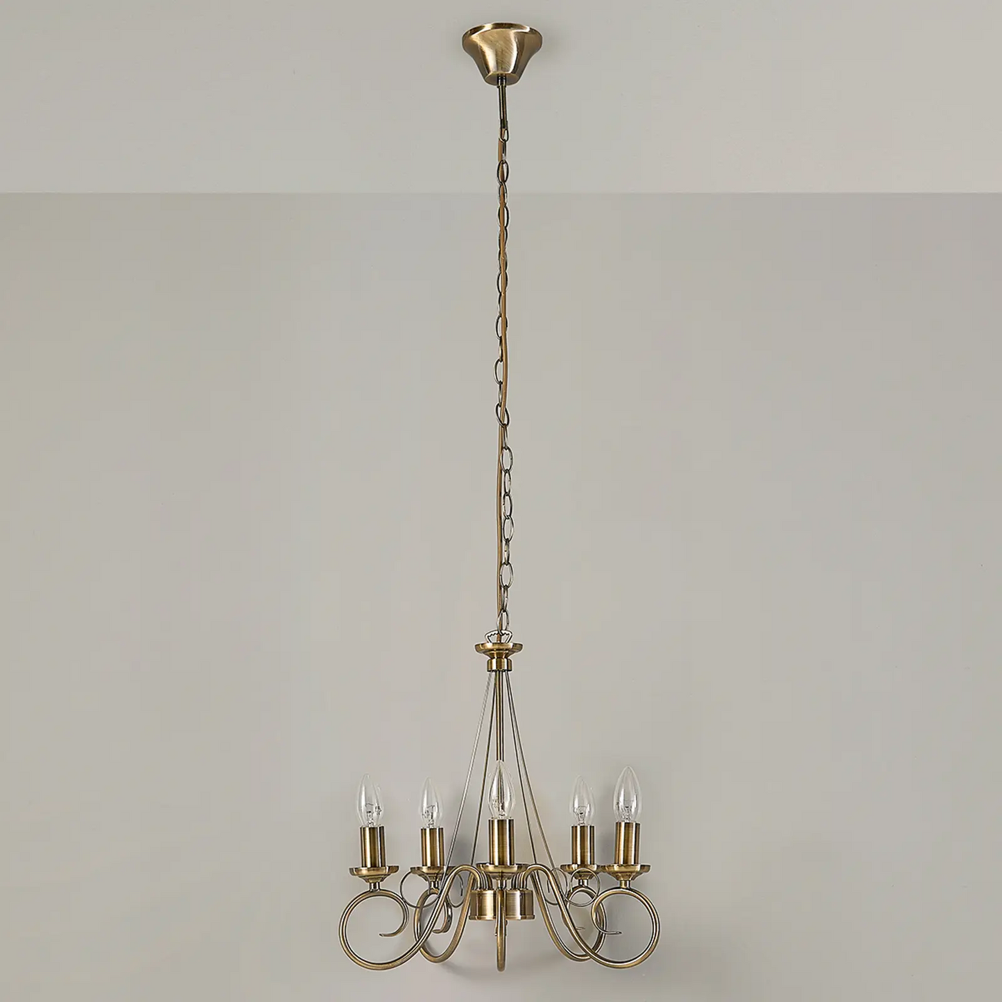 Šviestuvas Marnia, senovinis žalvaris, 5 žibintai