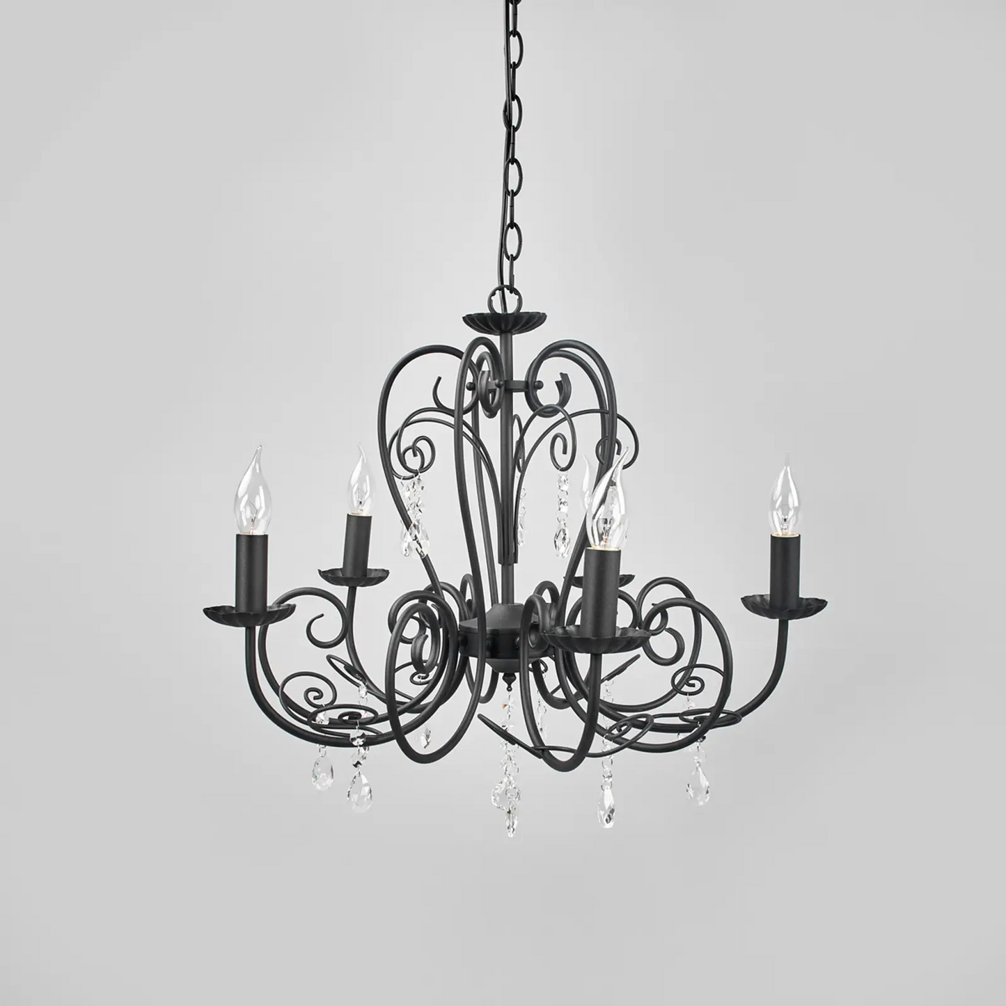 Šviestuvas Sophina juodas 5 lemputės