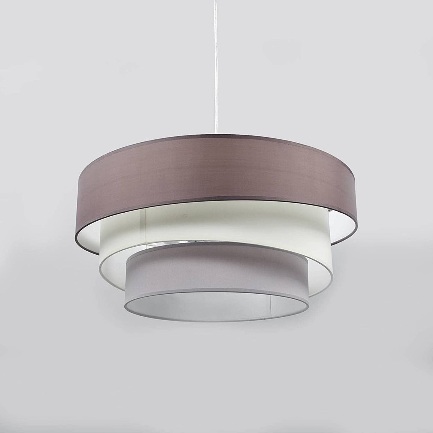 Melia pakabinamas šviestuvas rudos ir pilkos spalvos