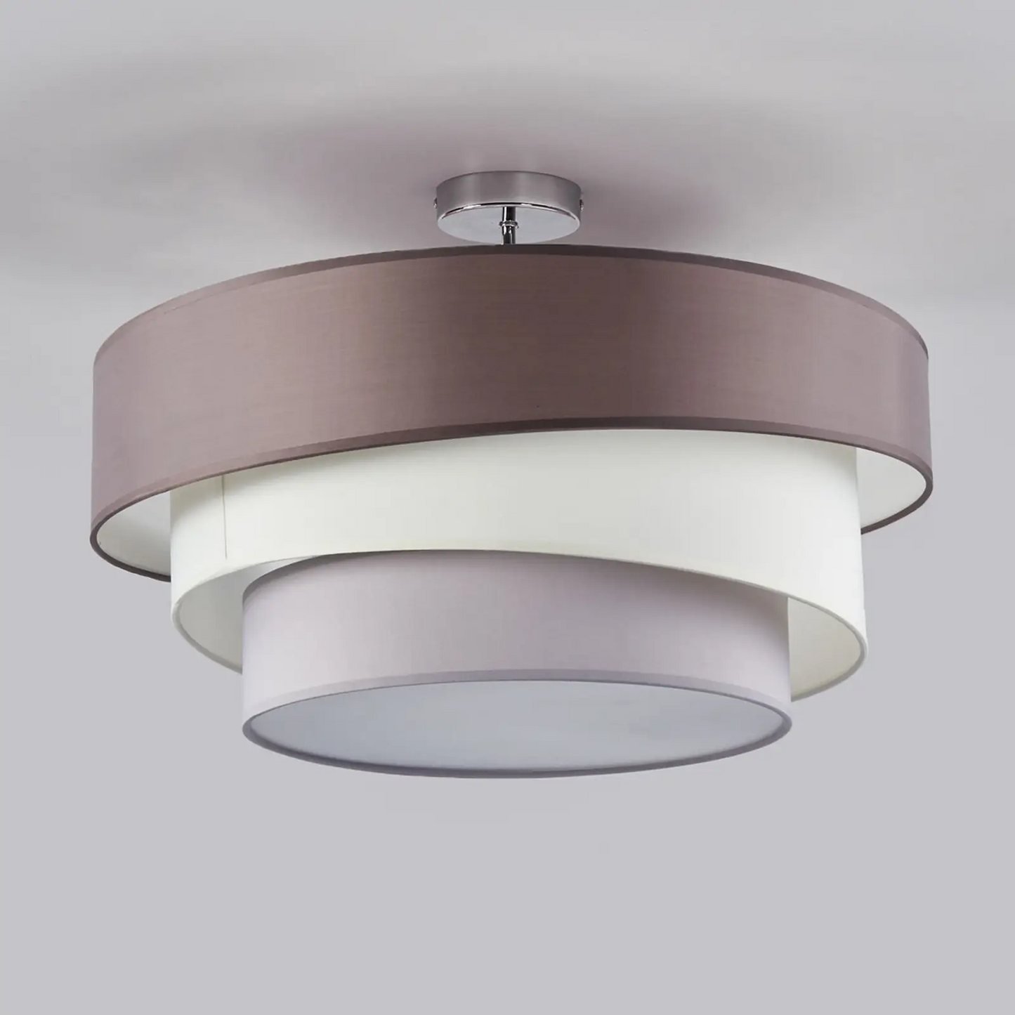 Melia lubų šviestuvas rudos ir pilkos spalvos