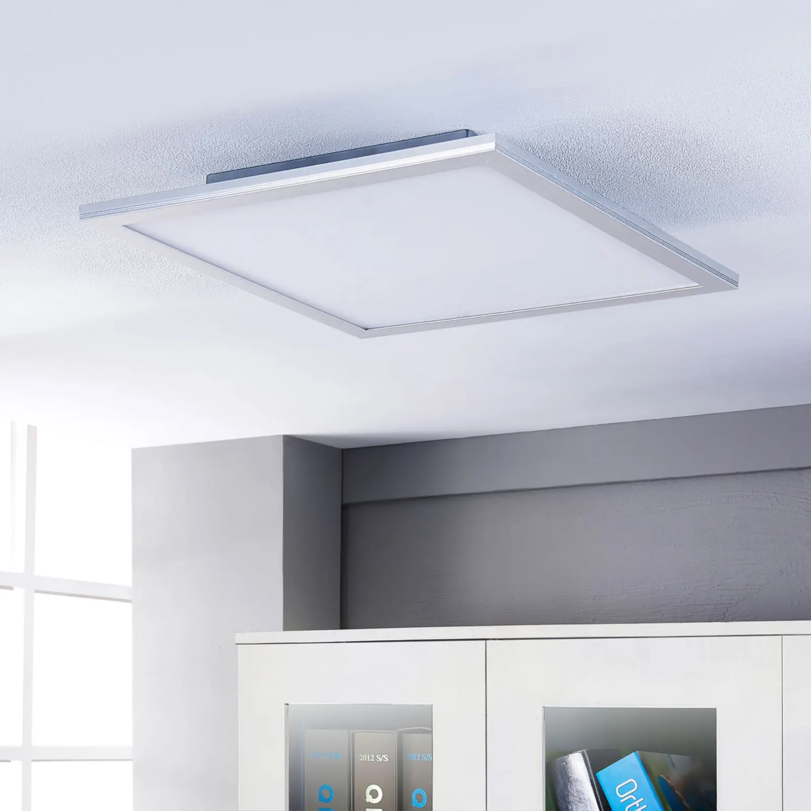 Lindby Live LED skydelis, CCT, 62cm x 62cm