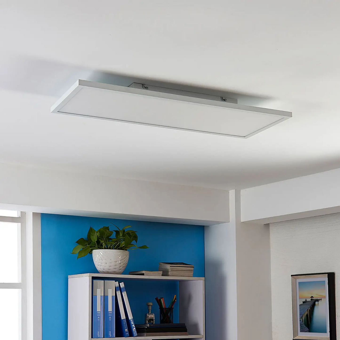 „Arcchio Philia“ LED skydelis, CCT, 80 cm x 29,5 cm