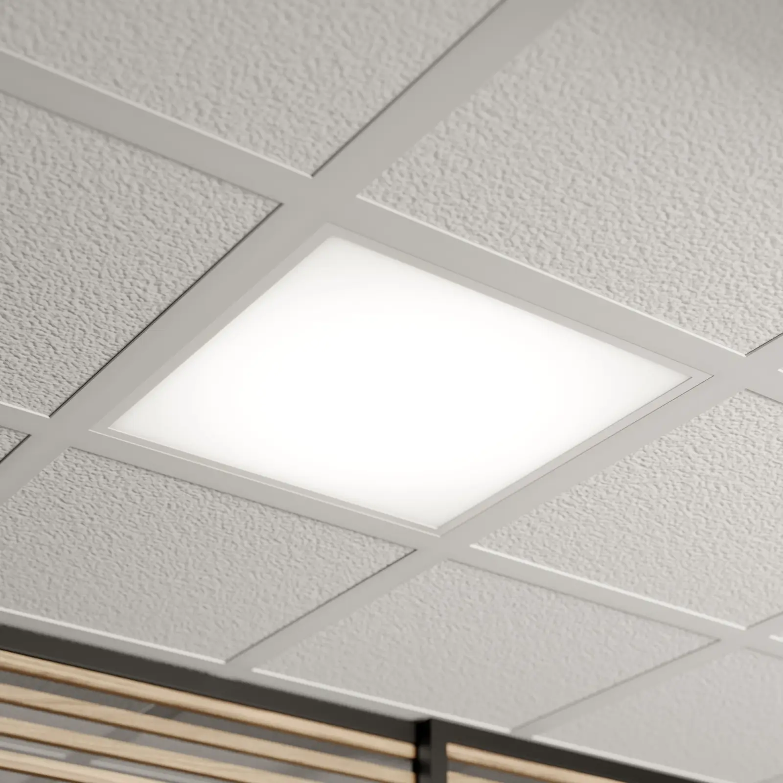 Šviesus LED skydelis Vinas, 62 cm