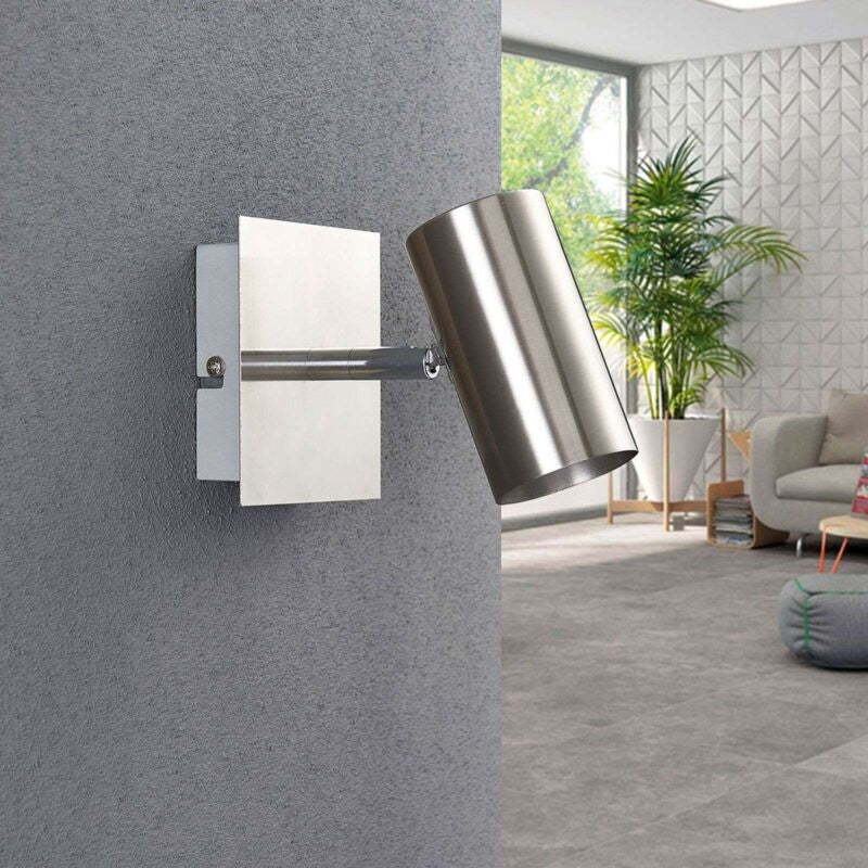 Nikelio spalvos LED sienų ir lubų prožektorius Iluk