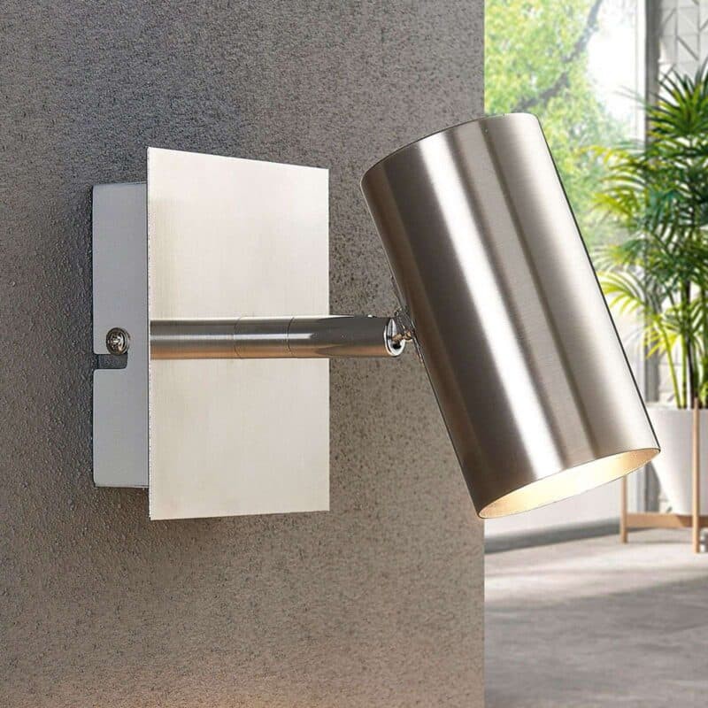 Nikelio spalvos LED sienų ir lubų prožektorius Iluk