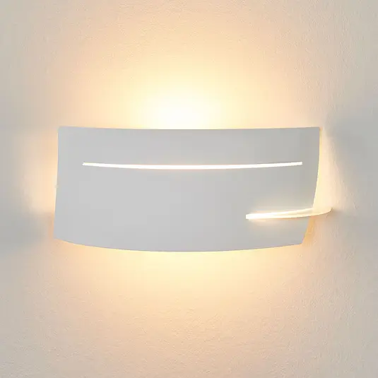 Keyron LED sieninis šviestuvas baltos spalvos