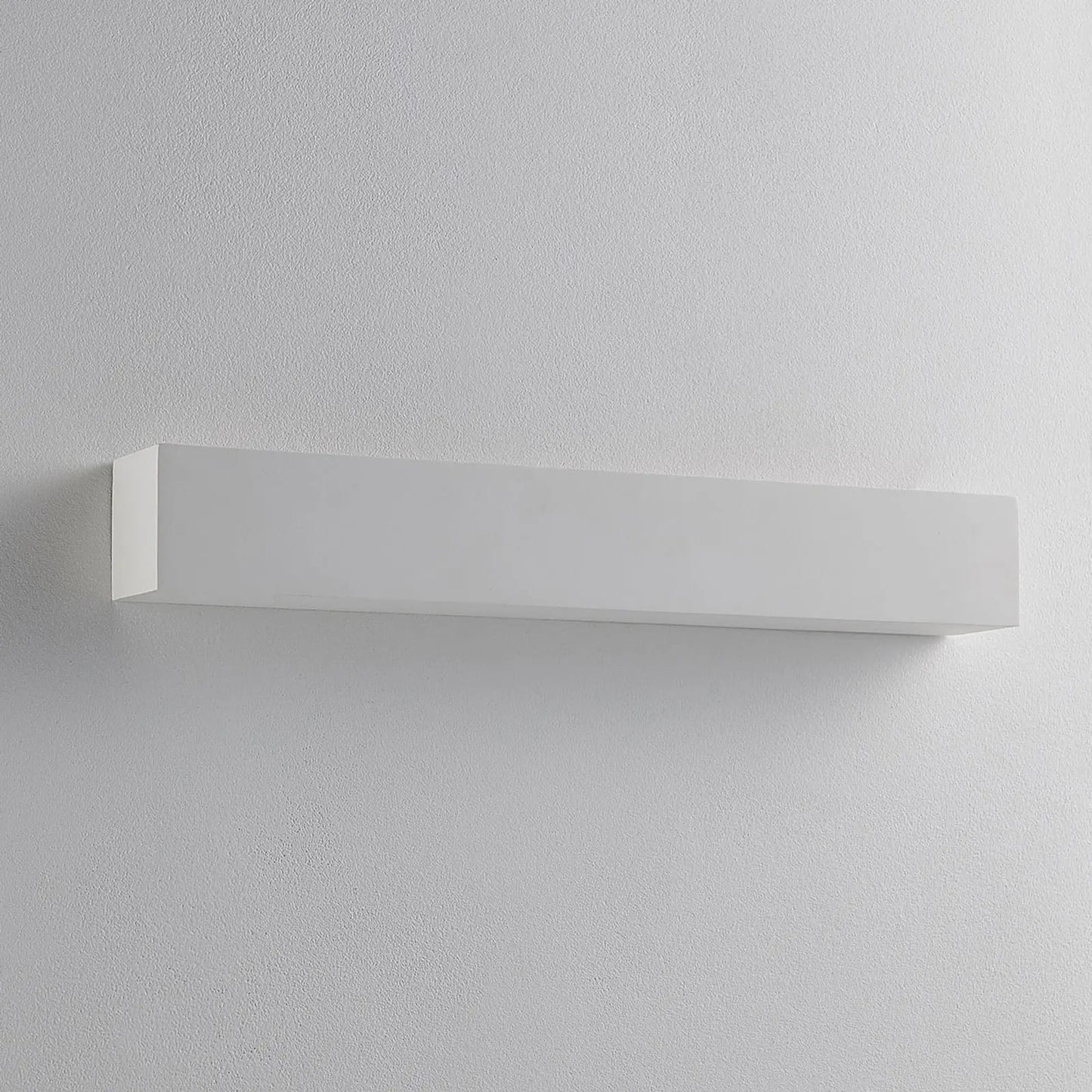 Balta Santino LED gipso sienų apiplovė, kampinė