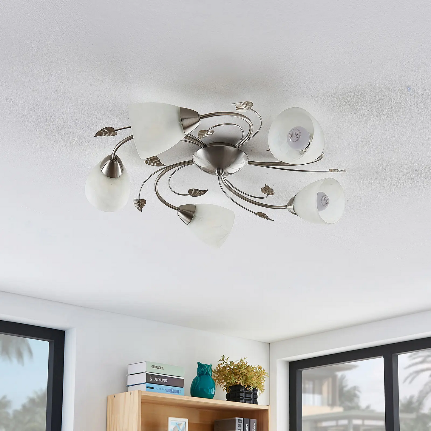 Lindby Yannie LED lubinis šviestuvas, penkių lempučių