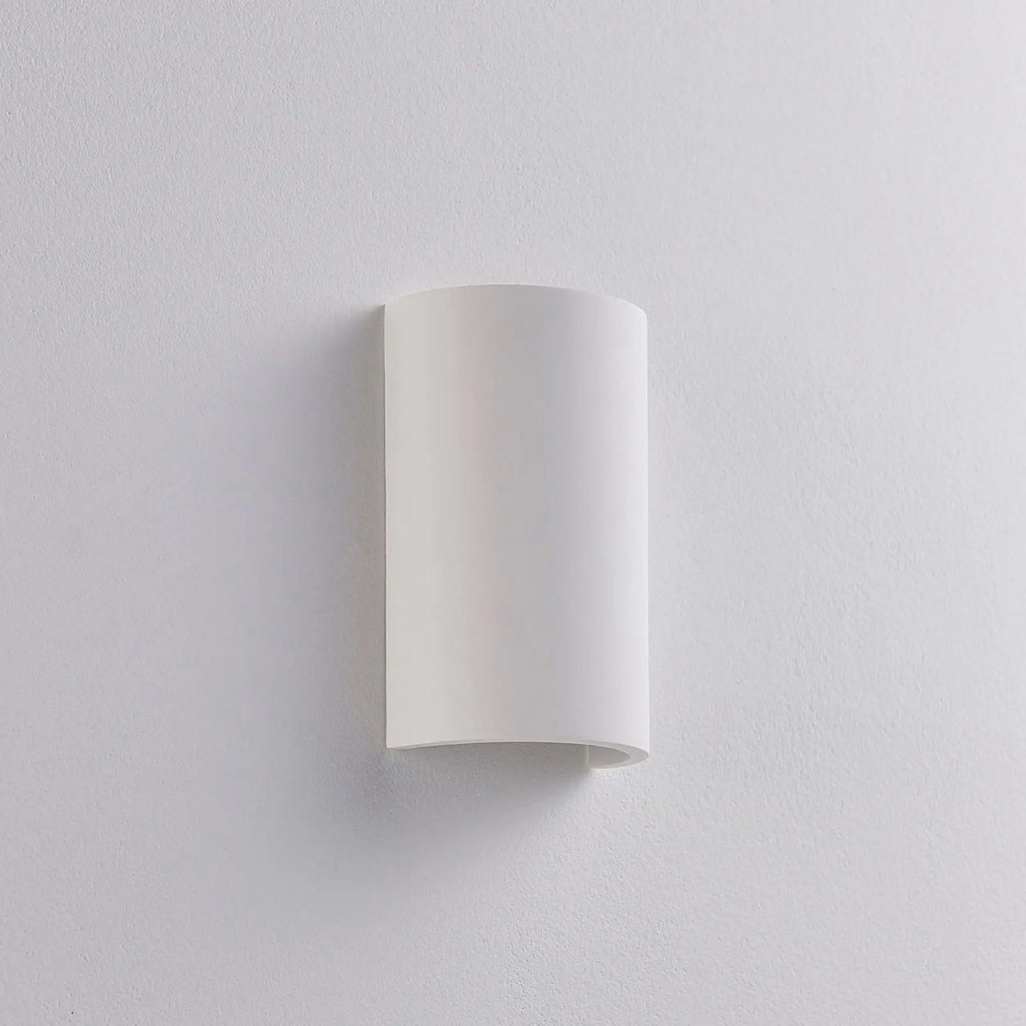 Jenke LED sieninis šviestuvas iš gipso, pusapvalis