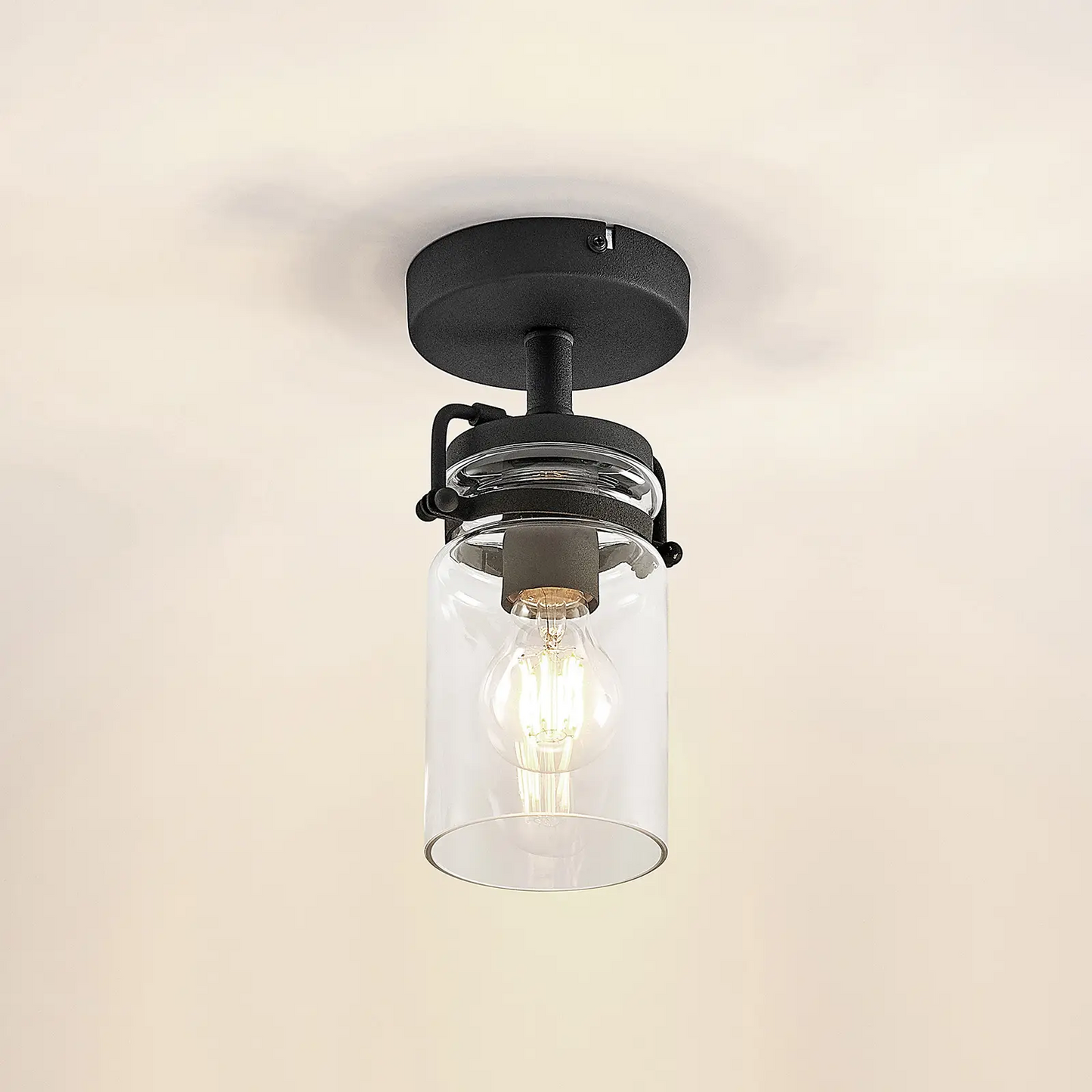 Lindby Vintus lubinis šviestuvas, juodas