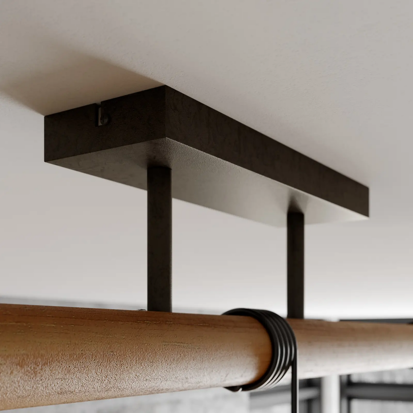 Holgar pakabinamas šviestuvas žalias/medinis – Lindby