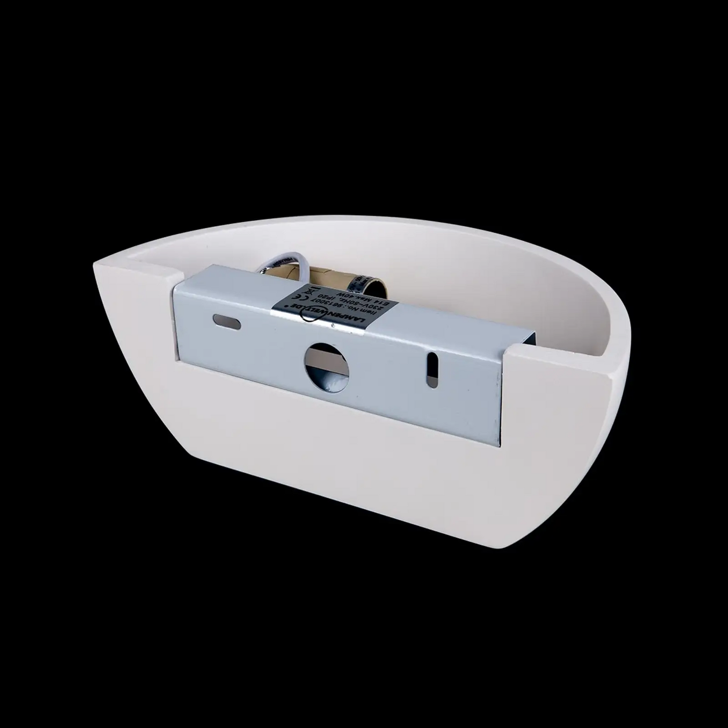 Sieninis šviestuvas Felia iš gipso, baltas