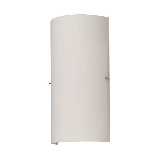 Pusapvalis Sidra stiklo sieninis šviestuvas