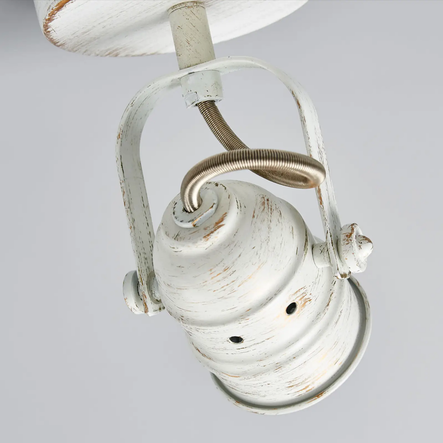 Baltas LED prožektorius Leonor su GU10 lempa