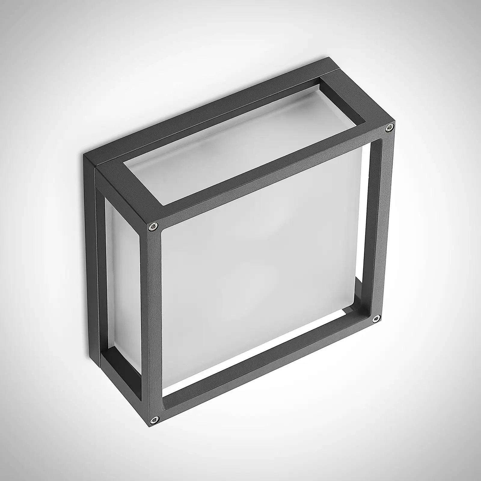 Kvadratinis lauko sieninis šviestuvas Aurelien