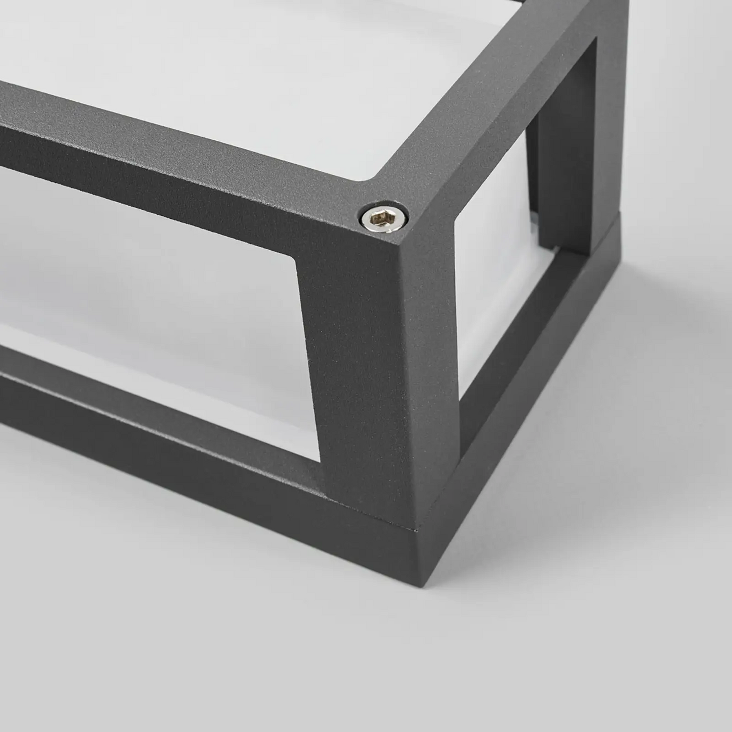 Aurelien - lauko sieninis šviestuvas pilku rėmeliu