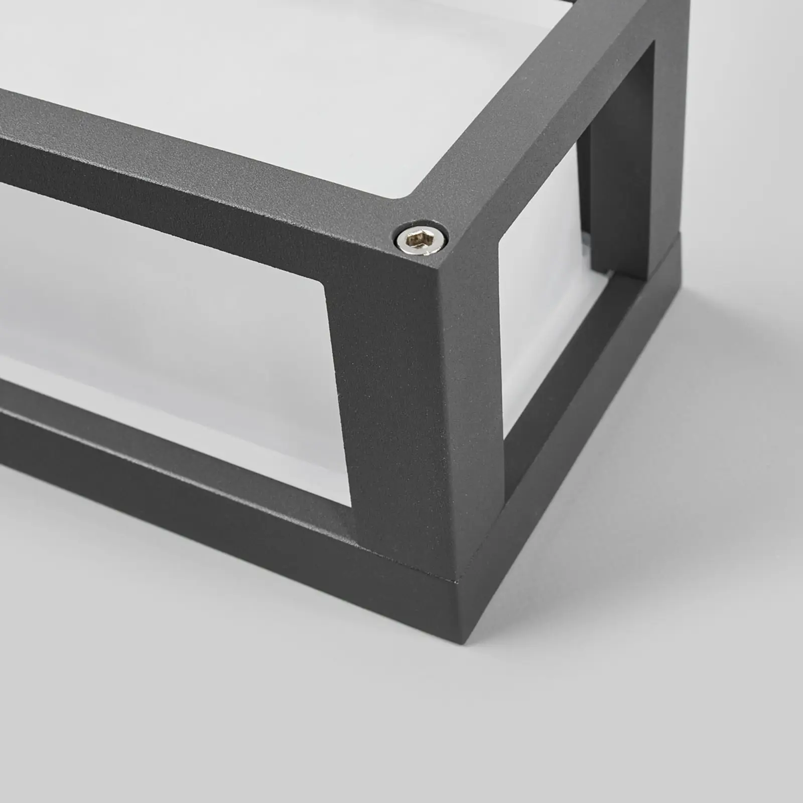 Aurelien - lauko sieninis šviestuvas pilku rėmeliu