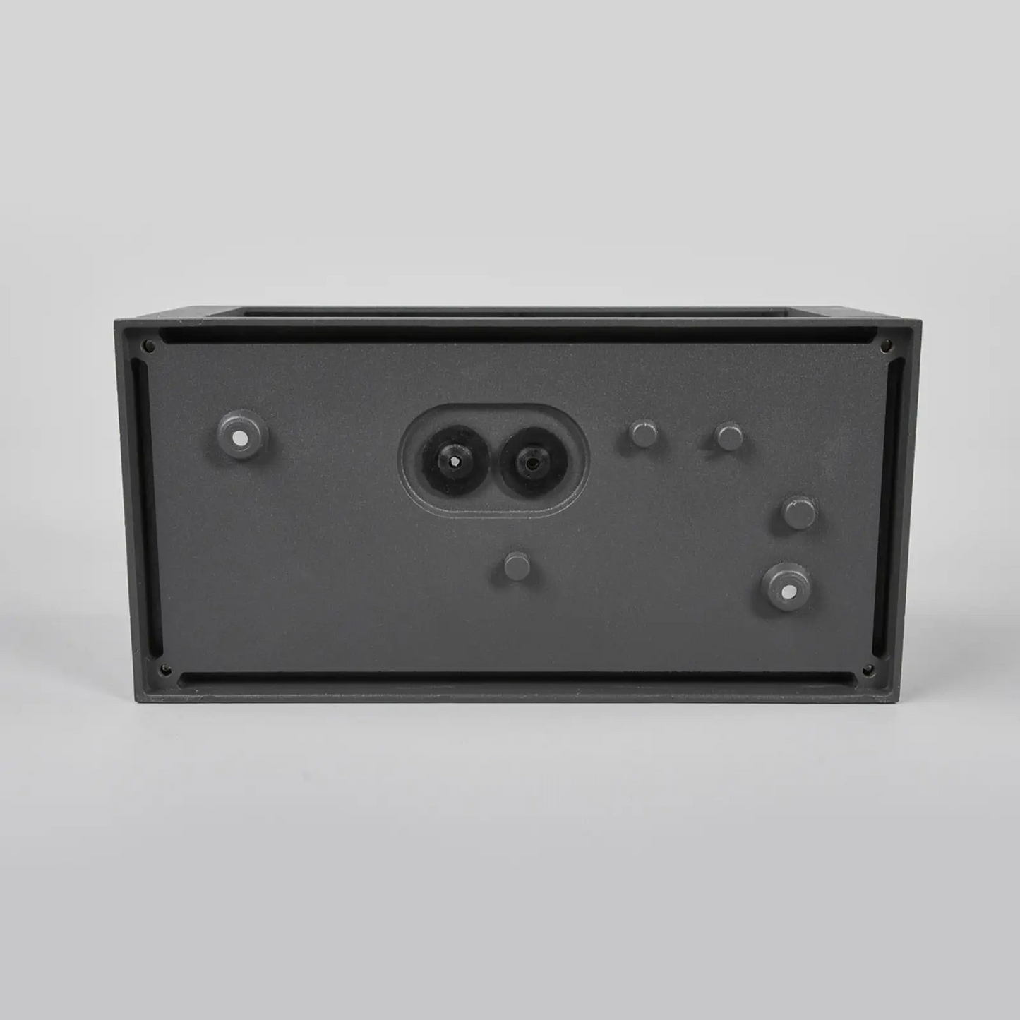 Dryžuotas lauko sieninis šviestuvas Aurelien, tamsiai pilka