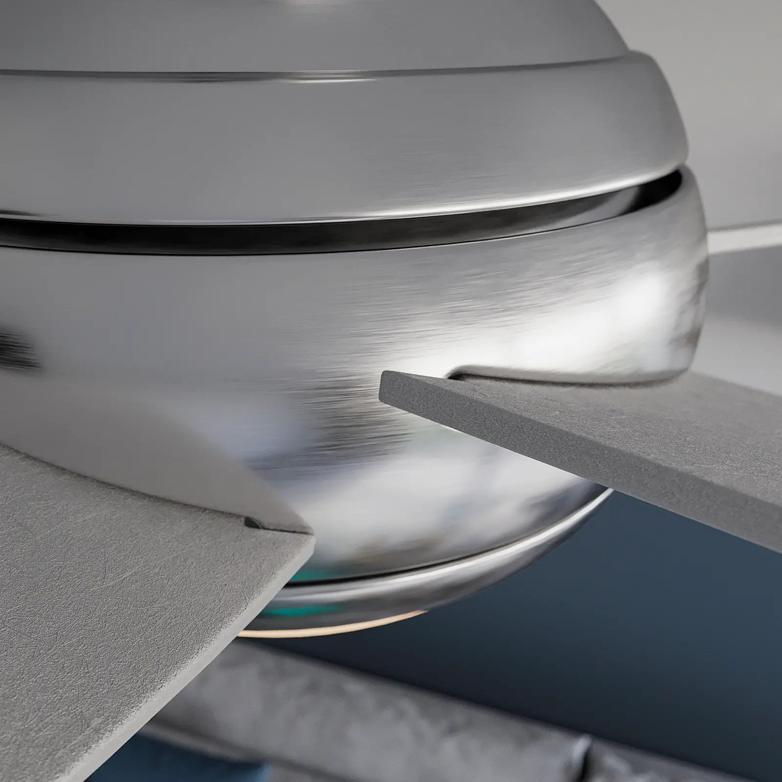 Starluna Anneka LED lubų ventiliatorius, sidabrinis