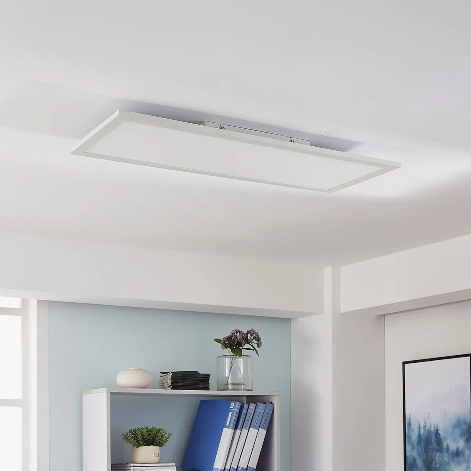 „Arcchio Lysander“ LED skydelis, CCT, 79 cm, baltas